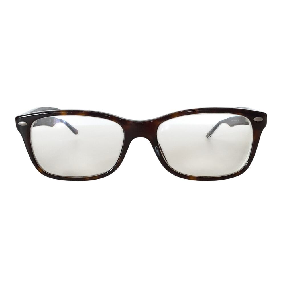 Ray Ban Tortoise Shell Eyeglasses RB 5228 Optics Rectangle Frames ONLY - Picture 2 of 16